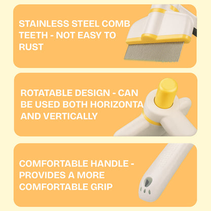 Pawffle Premium 2 in 1 Comb